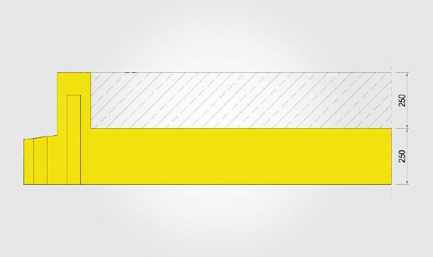 izodom schemat zolta plyta fundamentowa 250