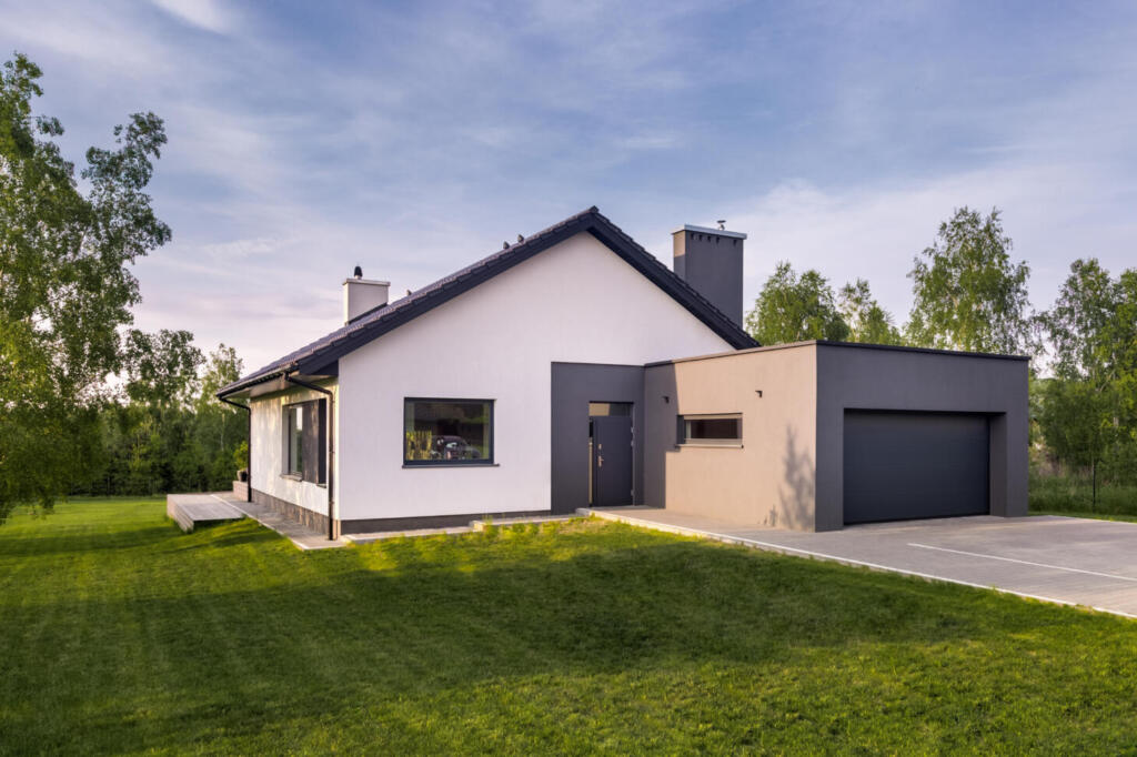 izodom projekt domu pasywnego z garazem